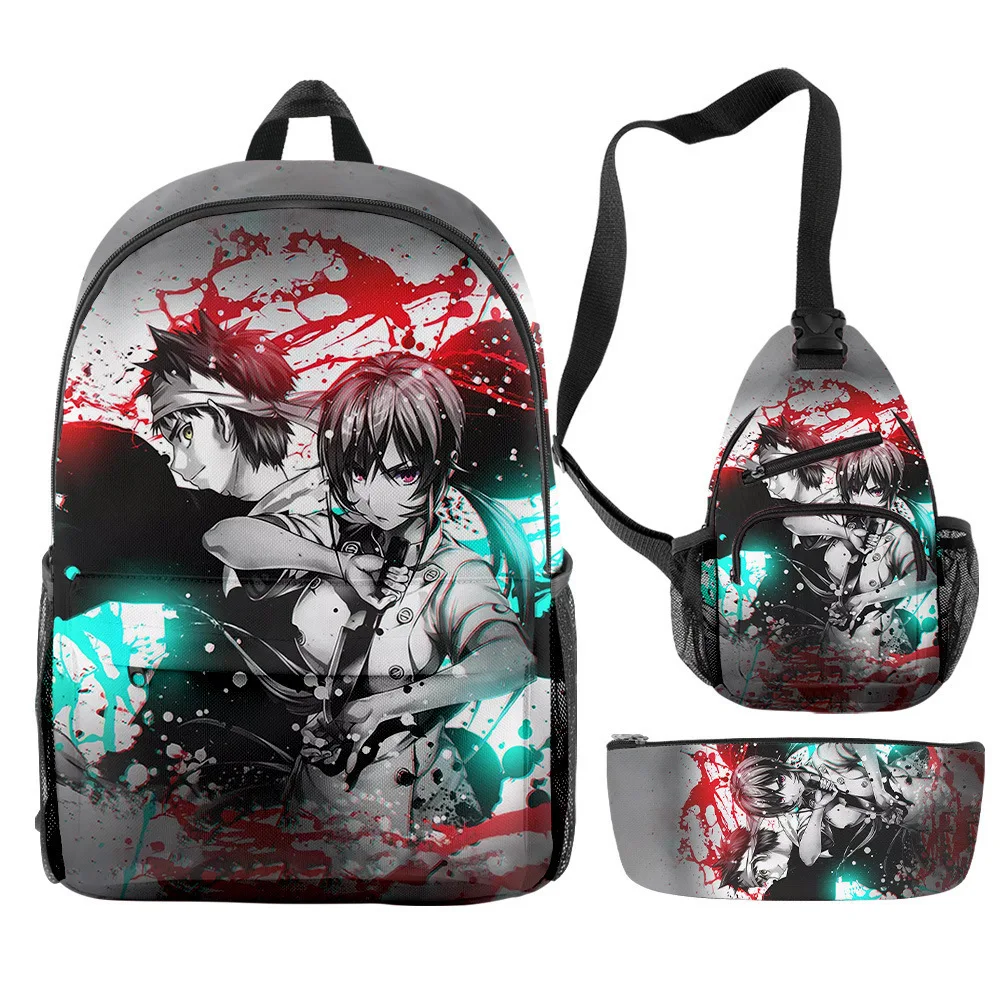 Food Wars Shokugeki No Soma Schoolbag Backpack Primary Middle School Students Boys Girls Travel Backpack 3pcs/set Laptop Bag
Food Wars Shokugeki No Soma Schoolbag Backpack Primary Middle School Students Boys Girls Travel Backpack 3pcs/set Laptop Bag