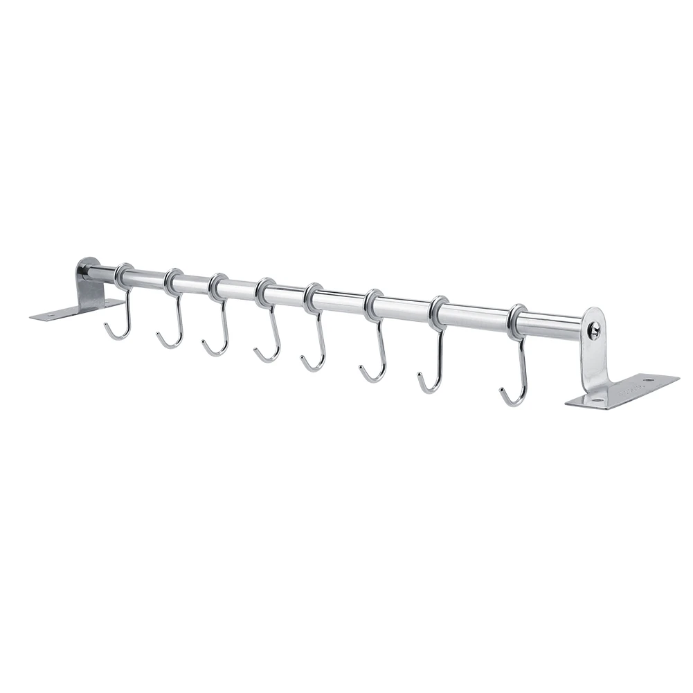 Wall-Mounted Stainless Steel Storage Rack Hanging Hook Organizer Bathroom Kitchen (8 Hooks)
Wall-Mounted Stainless Steel Storage Rack Hanging Hook Organizer Bathroom Kitchen (8 Hooks)