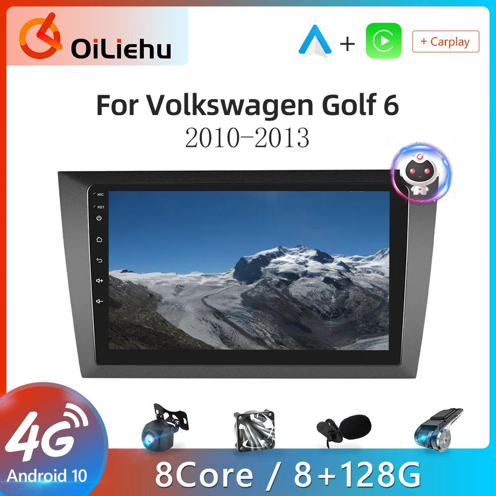OiLiehu 2 din Android 10 Car Radio For Volkswagen Golf 6 2010-2013 Multimedia Video Player GPS Navigation DSP RDS 4G Wifi 8+128G
OiLiehu 2 din Android 10 Car Radio For Volkswagen Golf 6 2010-2013 Multimedia Video Player GPS Navigation DSP RDS 4G Wifi 8+128G