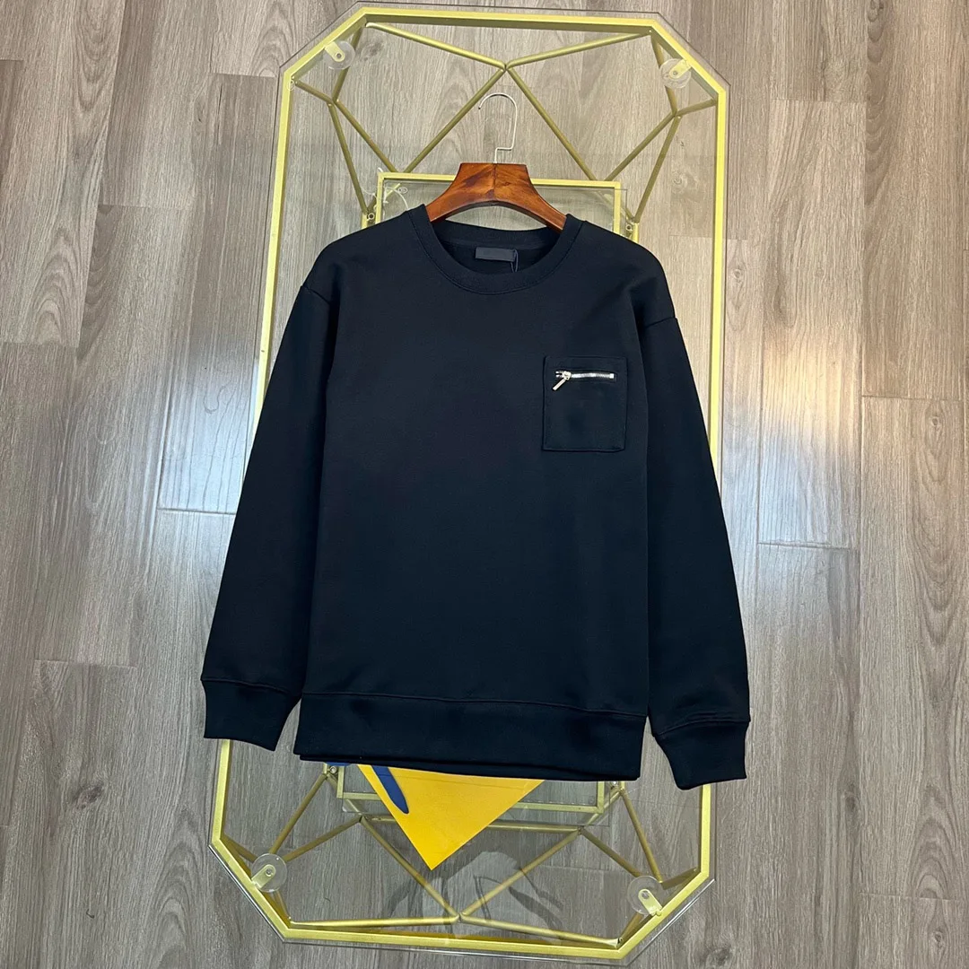 Spring 2022 new round neck pullover hoodie with zipper pocket decoration on the front for men and women XS-L
Spring 2022 new round neck pullover hoodie with zipper pocket decoration on the front for men and women XS-L