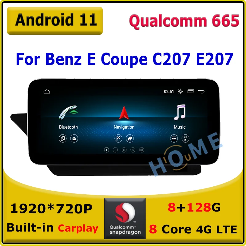 10.25/12.5inch Android 11 Snapdragon Car Multimedia Player GPS for Mercedes Benz E-Class Two Door Coupe C207 W207 A207 2009-2016
10.25/12.5inch Android 11 Snapdragon Car Multimedia Player GPS for Mercedes Benz E-Class Two Door Coupe C207 W207 A207 2009-2016