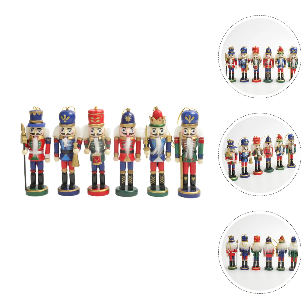 Nutcracker Decoration Toys Ornament Wooden Pendant Crafts Puppet Nutcrackers Xmas Christmas Decorations
Nutcracker Decoration Toys Ornament Wooden Pendant Crafts Puppet Nutcrackers Xmas Christmas Decorations