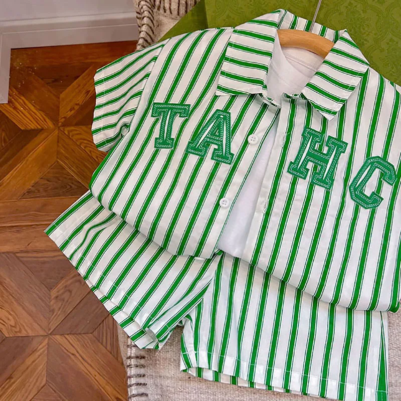MILANCEL 2022 New Children's Clothes Set Boys Short Sleeve Shirt Top Shorts 2 Pcs Girls Casual Letters Homewear
MILANCEL 2022 New Children's Clothes Set Boys Short Sleeve Shirt Top Shorts 2 Pcs Girls Casual Letters Homewear