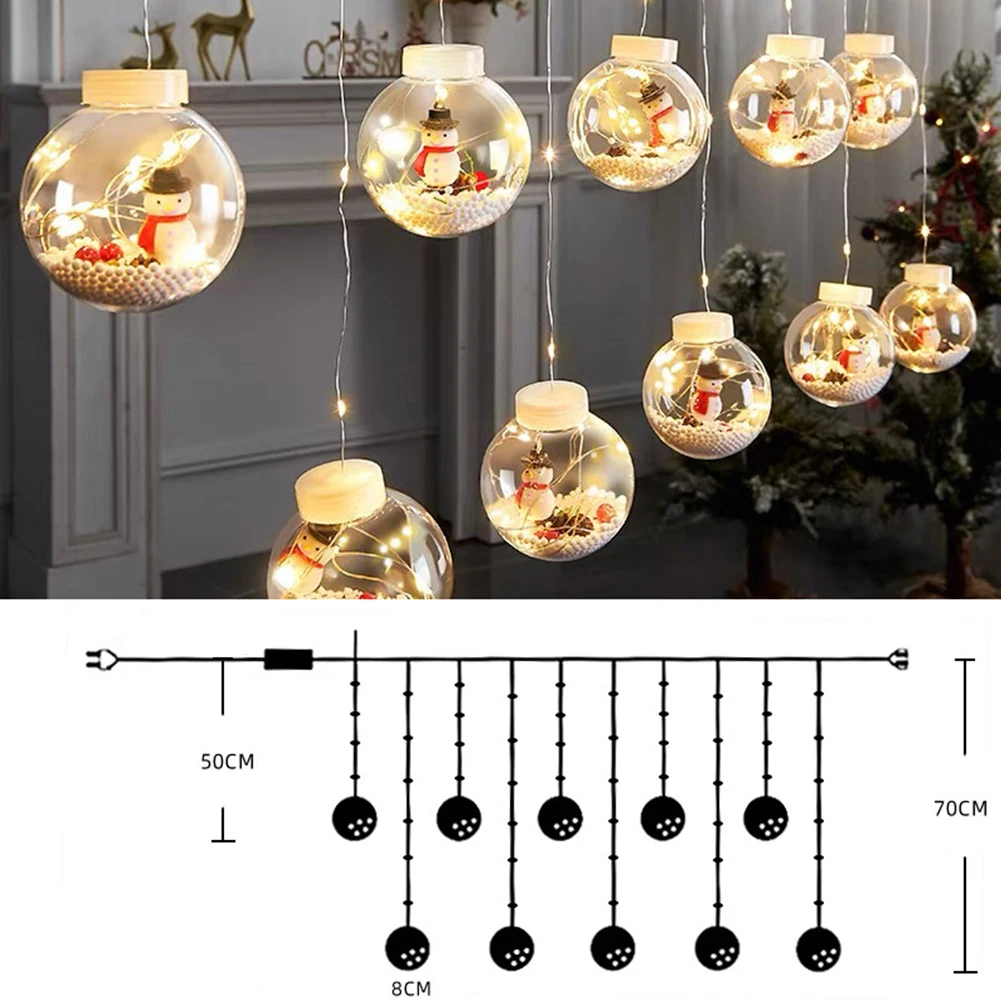 New LED Curtain String Light Ball Santa Claus Christmas New Year 2023 Christmas Decortions For Home Xmas Navidad Tree Decoration
New LED Curtain String Light Ball Santa Claus Christmas New Year 2023 Christmas Decortions For Home Xmas Navidad Tree Decoration