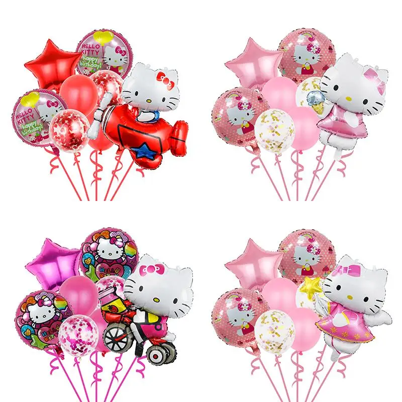 Anime Sanrios Kt Cat Cartoon Balloon Set Children's Girl Kawaii Cute Sweet Birthday Party Arrangement Toy Aluminum Film Balloon
Anime Sanrios Kt Cat Cartoon Balloon Set Children's Girl Kawaii Cute Sweet Birthday Party Arrangement Toy Aluminum Film Balloon
