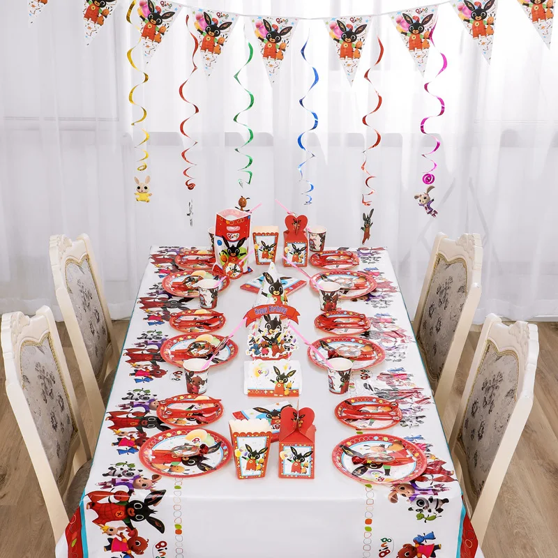 Rabbit Theme Party Supplies Disposable Tableware Cup Plate Napkin Balloon Kid Happy Birthday Decoration Boy Gifts
Rabbit Theme Party Supplies Disposable Tableware Cup Plate Napkin Balloon Kid Happy Birthday Decoration Boy Gifts