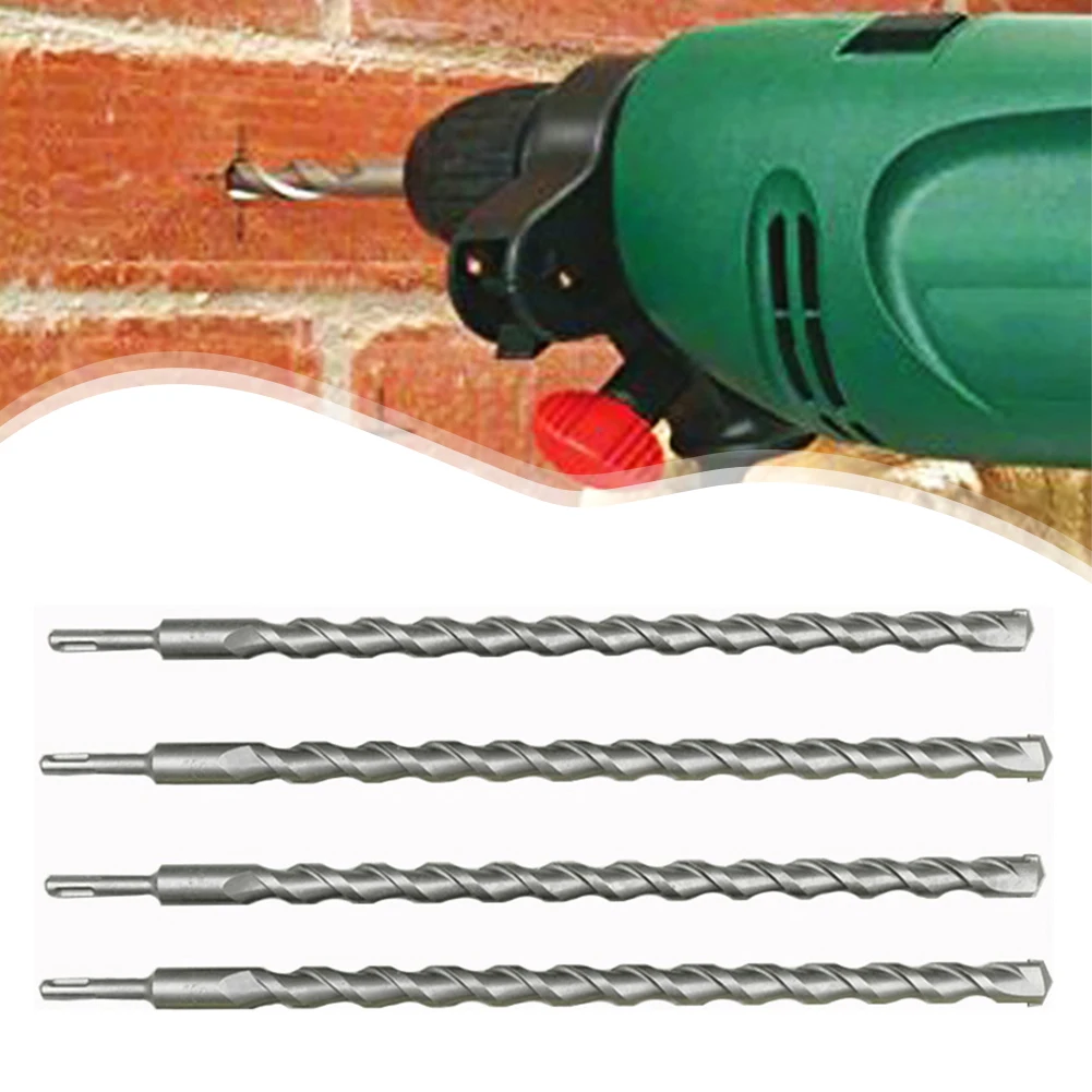 

1pc 500mm Carbide Steel Impact Drill Bit Masonry Concrete Limestone Drill Bit 10/12/14/16mm SDS PLUS Shank