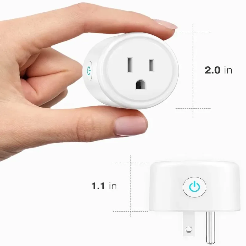 Deluxe 4-Pack Smart Outlet, 2-in-1 Compact Design 2.4 GHz Wi-Fi Alexa and Google Assistant Compatible ETL Certified Smart Plug w
Deluxe 4-Pack Smart Outlet, 2-in-1 Compact Design 2.4 GHz Wi-Fi Alexa and Google Assistant Compatible ETL Certified Smart Plug w