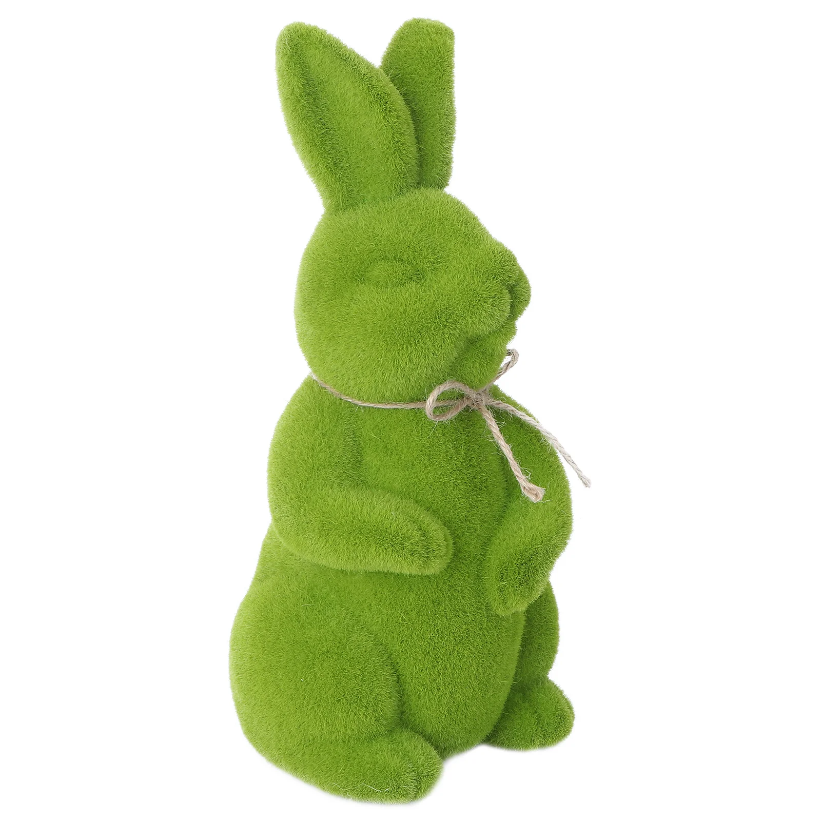 

Rabbit Easter Statue Bunny Decor Flocked Animal Figurines Lawn Adornment Garden Statues Decoration Outdoor Figur Easter bunny