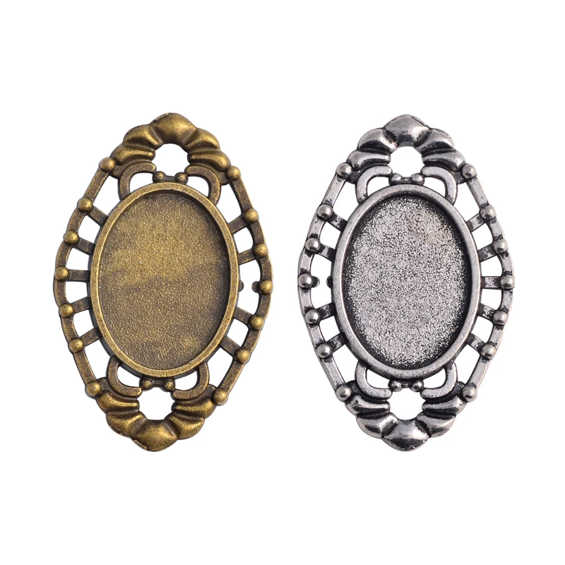 10pcs 13x18mm Inner Size Antique Silver Plated Flower Style Cameo Cabochon Base Setting Charms Pendant necklace findings
10pcs 13x18mm Inner Size Antique Silver Plated Flower Style Cameo Cabochon Base Setting Charms Pendant necklace findings