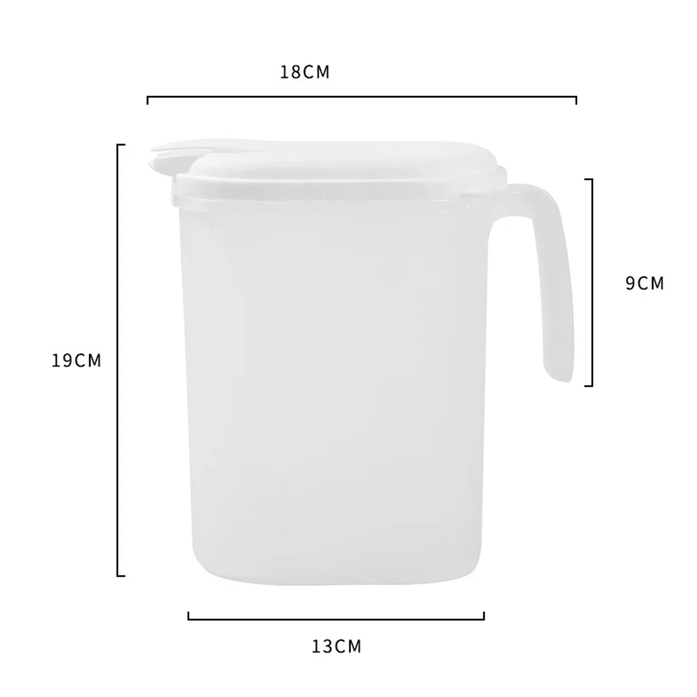 1.8Litre Plastic Jug With Handle Lid PP Beverage Kettle Lid Juice Tea Cold Pitchers Carafe Jug Summer Fridge Cold Water Pot
1.8Litre Plastic Jug With Handle Lid PP Beverage Kettle Lid Juice Tea Cold Pitchers Carafe Jug Summer Fridge Cold Water Pot