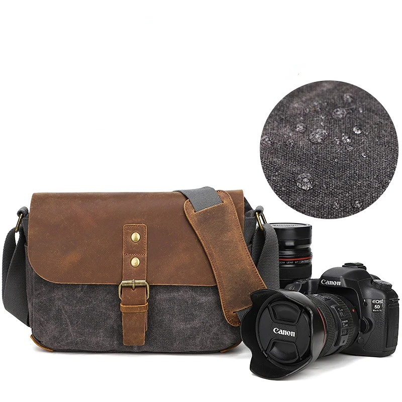 Waterproof Camera Bag Shoulder Bag Messenger Bag Multifunctional Camera Lens Bag Suitable for Canon Nikon SLR Lens Bag
Waterproof Camera Bag Shoulder Bag Messenger Bag Multifunctional Camera Lens Bag Suitable for Canon Nikon SLR Lens Bag