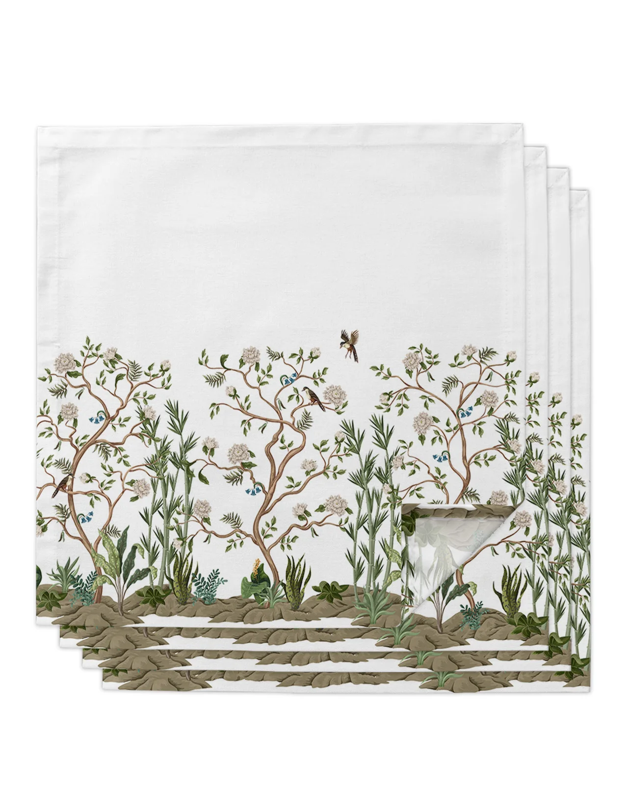 4pcs White Gradient Flower Plant Bird Square 50cm Table Napkin Wedding Decoration Table Cloth Kitchen Dinner Serving Napkins
4pcs White Gradient Flower Plant Bird Square 50cm Table Napkin Wedding Decoration Table Cloth Kitchen Dinner Serving Napkins