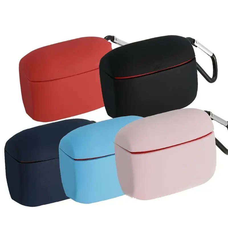 Silicone Shockproof Anti-Scratch Protective Case Cover with Carabiner for Jabra Elite Active 65t 75t Headphone Accessories
Silicone Shockproof Anti-Scratch Protective Case Cover with Carabiner for Jabra Elite Active 65t 75t Headphone Accessories