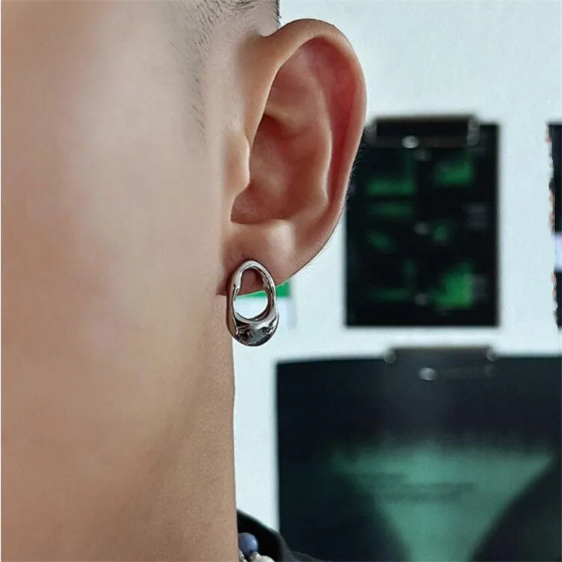 Shaped Hollow Droplet Irregular Earrings Hip-Hop Street Titanium Steel Minimalist High Jewelry Accessories For Men And Women
Shaped Hollow Droplet Irregular Earrings Hip-Hop Street Titanium Steel Minimalist High Jewelry Accessories For Men And Women