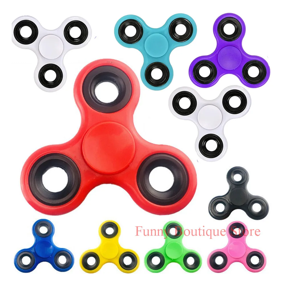 

ABS Fidget Spinner EDC Hand Spinner For Autism ADHD Anti Stress Creative Tri-Spinner High Quality Adult Kids Funny Toys Gift