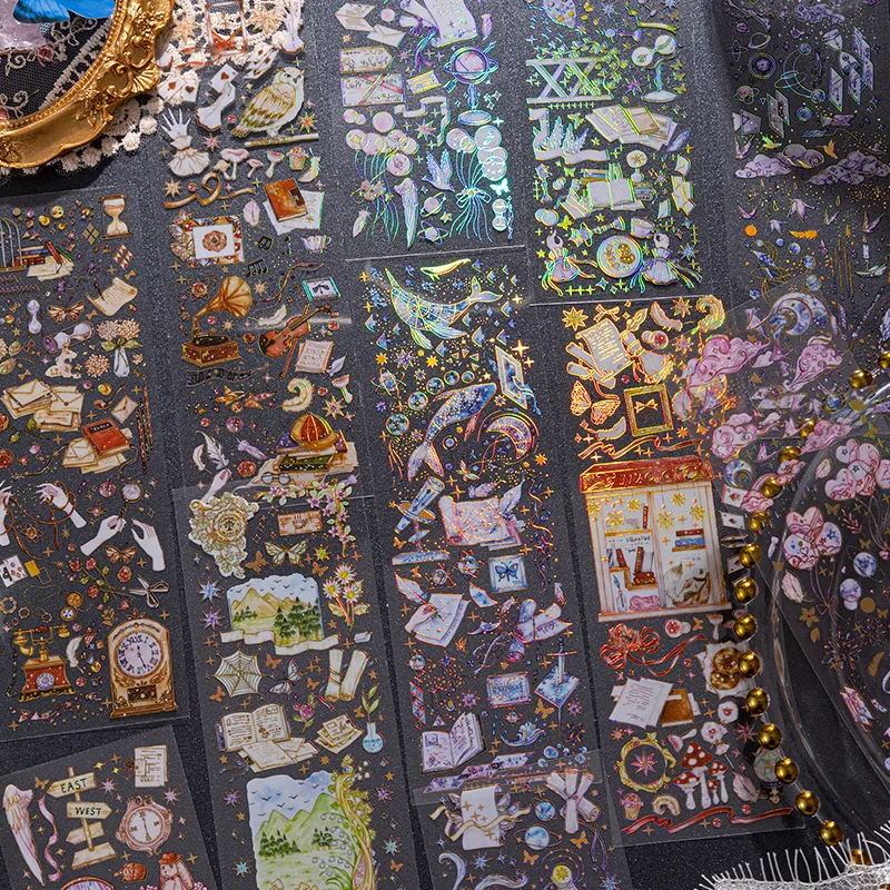 3Pcs/Set Deco Stickers PET Romantic Magic Decorative Seals for Diary Planner Journal Scrapbook School Supplies Stationery
3Pcs/Set Deco Stickers PET Romantic Magic Decorative Seals for Diary Planner Journal Scrapbook School Supplies Stationery