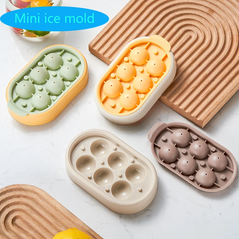 6 grid round ice grid ice cube mold silicone ice ball with lid ice maker homemade ice cube box
6 grid round ice grid ice cube mold silicone ice ball with lid ice maker homemade ice cube box
