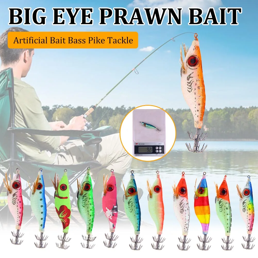 Squid Fishing Lure Shrimp Jigs Artificial Luminous Octopus Lures For Sea Fishing Luminous Squid Hook Cuttlefish Octopus Lure
Squid Fishing Lure Shrimp Jigs Artificial Luminous Octopus Lures For Sea Fishing Luminous Squid Hook Cuttlefish Octopus Lure