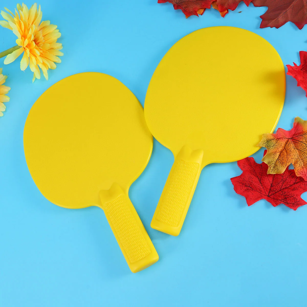 1 Pair Table Tennis Bats Plastic Racket Children Practice Training Plastic Pats for Kids (Yellow)
1 Pair Table Tennis Bats Plastic Racket Children Practice Training Plastic Pats for Kids (Yellow)