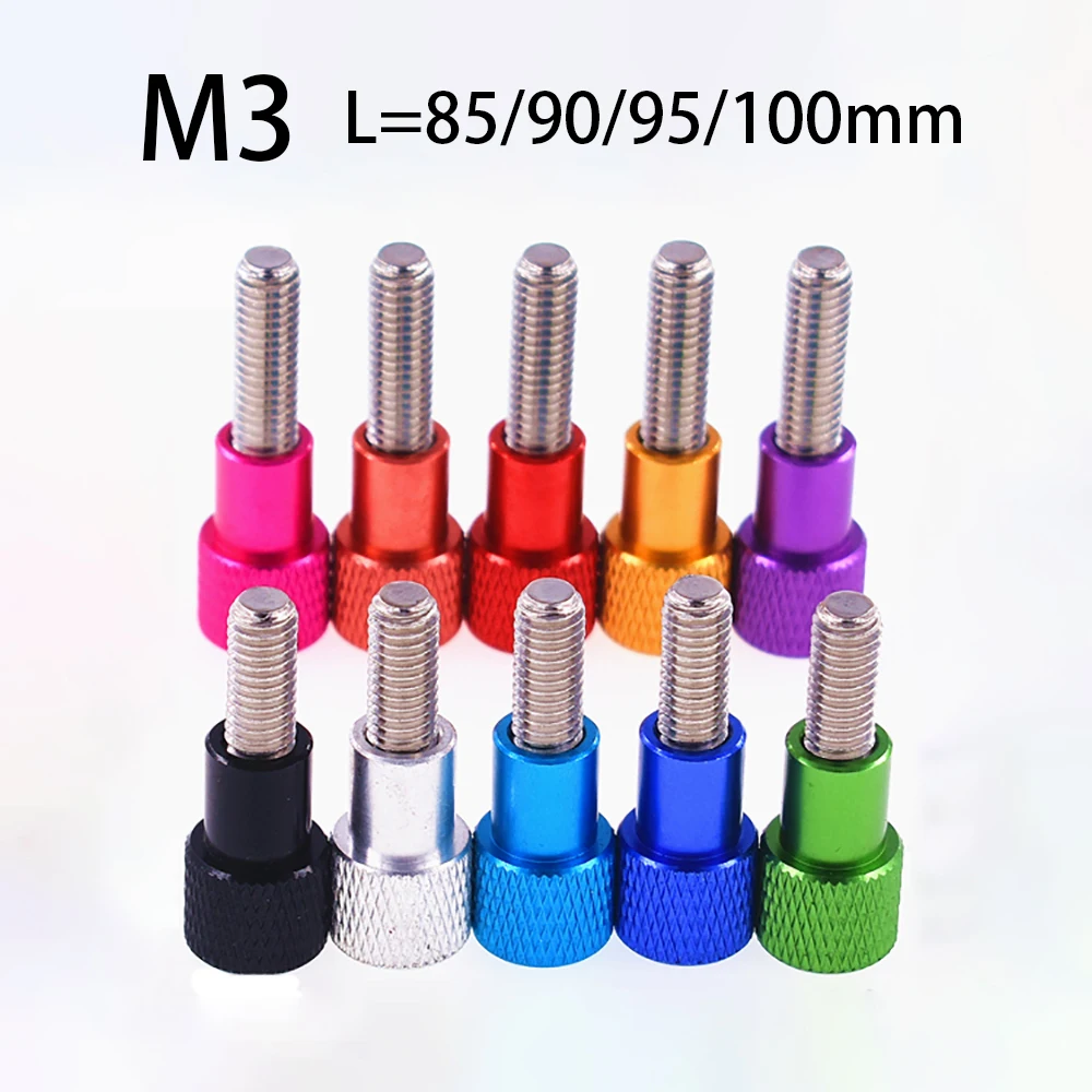 1/5/10Pcs Knurled Thumb Screws M3 Aluminium Alloy Hand Grip Knob Bolts L=85mm-100mm
1/5/10Pcs Knurled Thumb Screws M3 Aluminium Alloy Hand Grip Knob Bolts L=85mm-100mm
