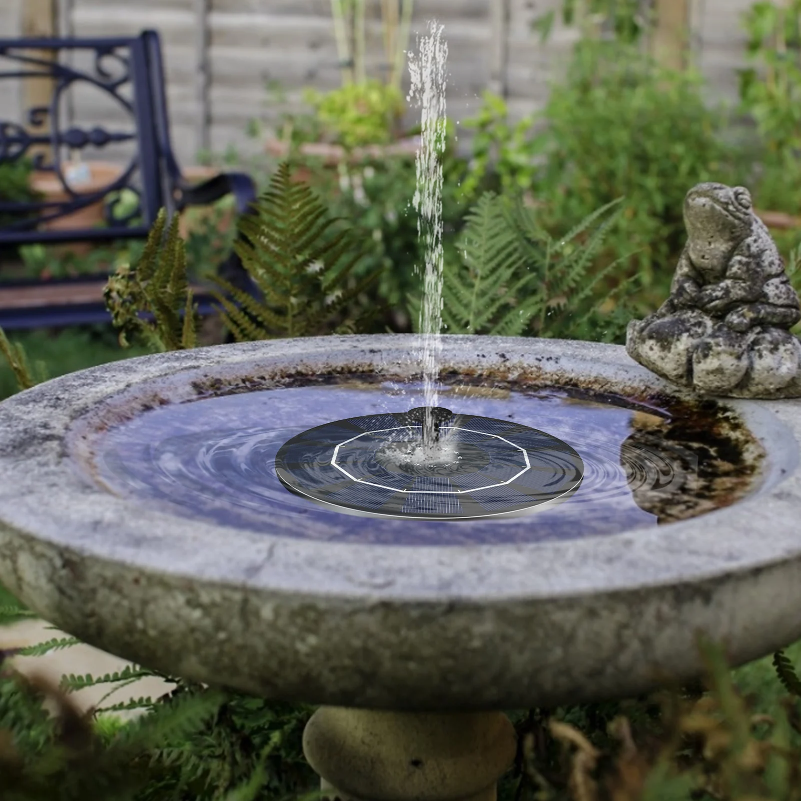 Solar Fountain Pump Floating Bird Bath Fountain 2.5W Solar Powered Birdbath Pump For Pond Pool Garden Bird Bath Fish Water Level
Solar Fountain Pump Floating Bird Bath Fountain 2.5W Solar Powered Birdbath Pump For Pond Pool Garden Bird Bath Fish Water Level