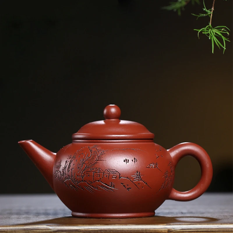 Yixing Purple Sand Lucky Teapot Original Mine Dahongpao Xishi Pot Handmade Purple Sand Tea Set Pu'er Tea Water Filter Teapot
Yixing Purple Sand Lucky Teapot Original Mine Dahongpao Xishi Pot Handmade Purple Sand Tea Set Pu'er Tea Water Filter Teapot