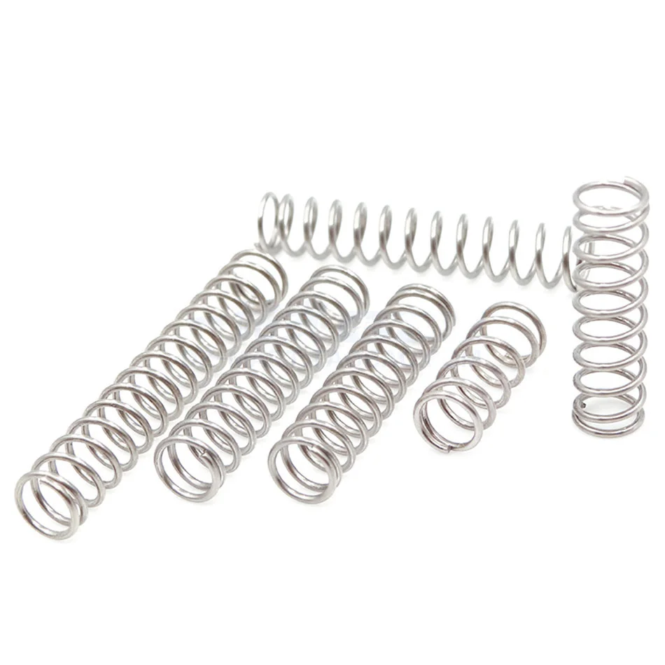 10pcs Mini Springs Compression Spring Wire Dia. 0.2mm Out Diameter 2/2.5/3/4mm,Length 5/10/15/20/25/30/35mm,304 Stainless Steel
10pcs Mini Springs Compression Spring Wire Dia. 0.2mm Out Diameter 2/2.5/3/4mm,Length 5/10/15/20/25/30/35mm,304 Stainless Steel