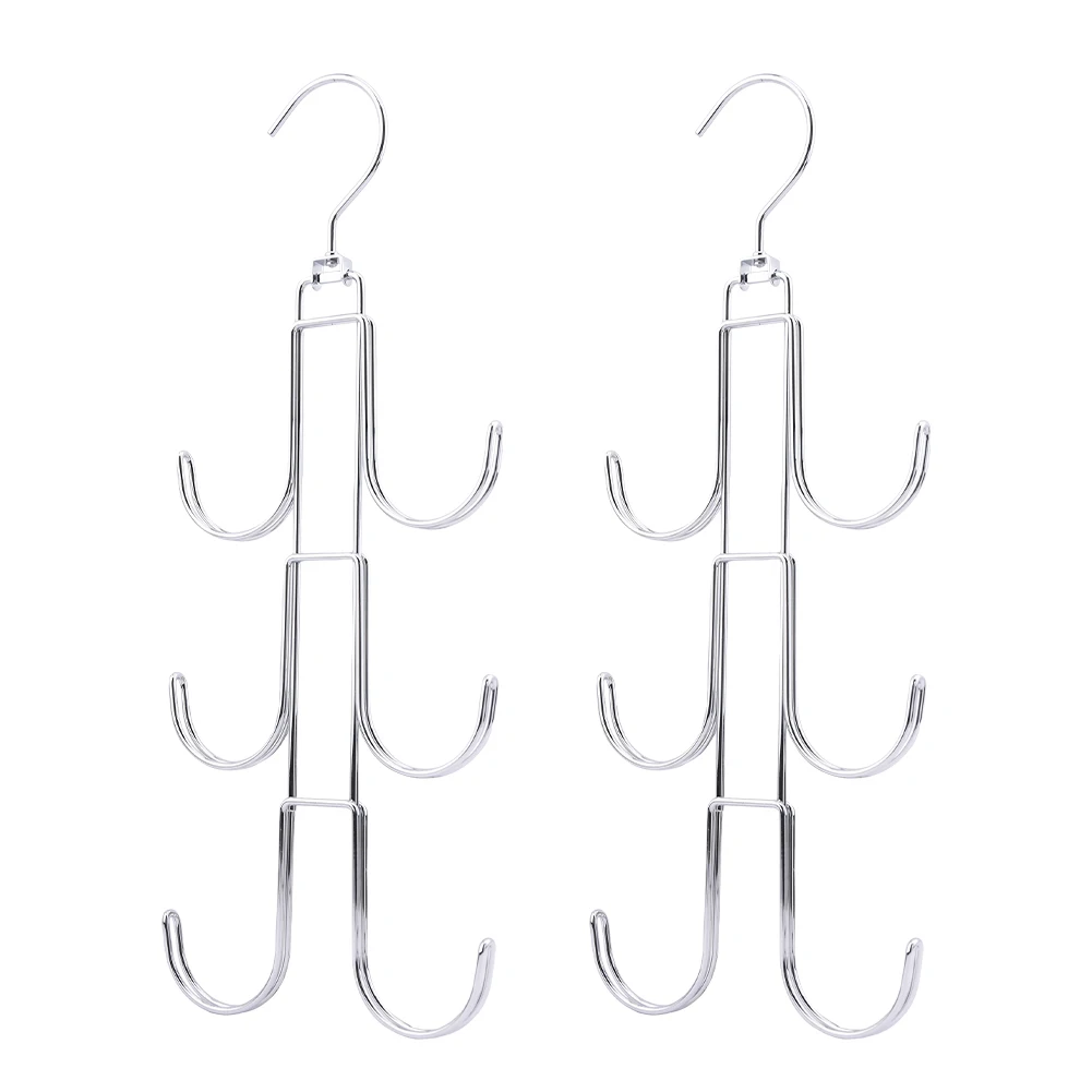 2pcs Clothes Closet Organizer Rack Multipurpose Hats Scarf Tie Rotatable Jewelry Purse Space Saving Bag Hanger Storage Hook Belt
2pcs Clothes Closet Organizer Rack Multipurpose Hats Scarf Tie Rotatable Jewelry Purse Space Saving Bag Hanger Storage Hook Belt