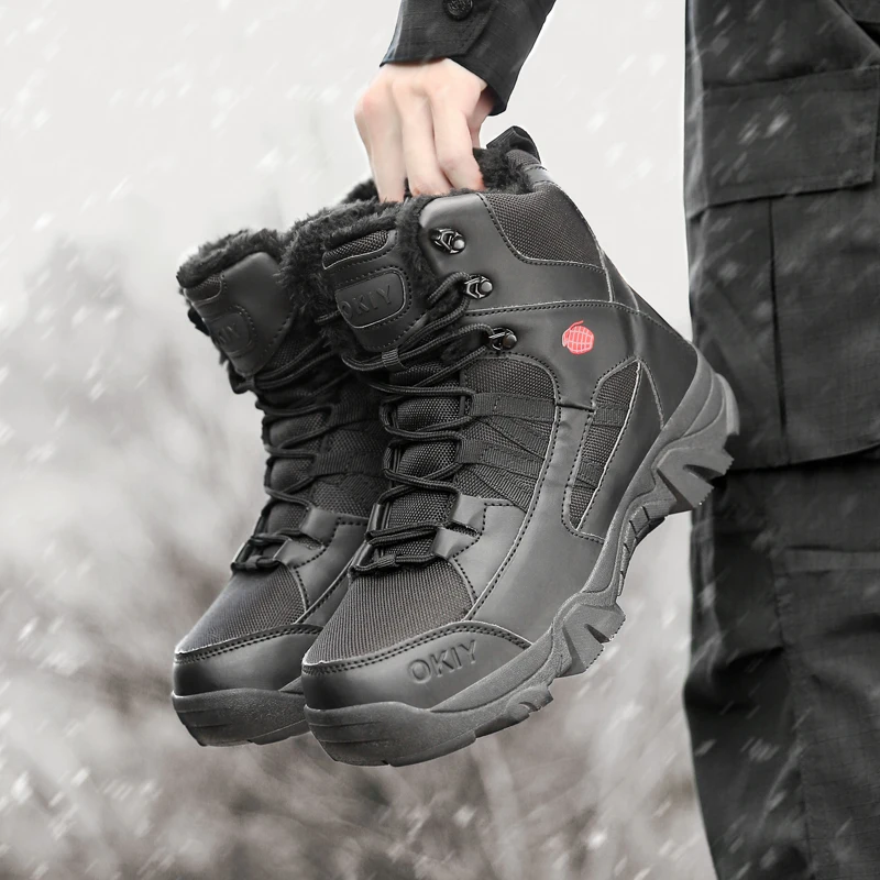 Coslony Men's Military Boot Male Shoe Combat Men Ankle Boot Work Safety Shoes Motocycle BootsTactical Warm Fur Army Boot Size 46
Coslony Men's Military Boot Male Shoe Combat Men Ankle Boot Work Safety Shoes Motocycle BootsTactical Warm Fur Army Boot Size 46
