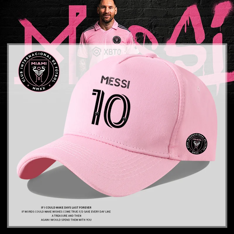 Inter Miami Cap Futbol Number 10 Messi Same Hat Baseball Cap For Man And Women Fans Pink Logo Printing Adjustable Cap For Kid
Inter Miami Cap Futbol Number 10 Messi Same Hat Baseball Cap For Man And Women Fans Pink Logo Printing Adjustable Cap For Kid