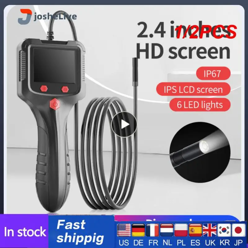 1/2PCS IPS Screen Industrial Endoscope Camera HD1080P 30 Meter Cable Pipe Sewer Inspection Borescope IP68 Waterproof LEDs
1/2PCS IPS Screen Industrial Endoscope Camera HD1080P 30 Meter Cable Pipe Sewer Inspection Borescope IP68 Waterproof LEDs