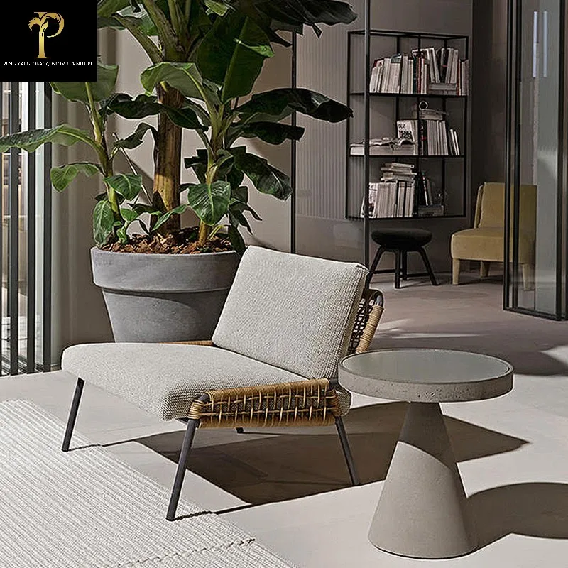 Simple Chair Sofa Indoor and Outdoor Rattan Sofa Chair Outdoor Garden Chair Villa Balcony Modern Simple Chair Furniture Patio
Simple Chair Sofa Indoor and Outdoor Rattan Sofa Chair Outdoor Garden Chair Villa Balcony Modern Simple Chair Furniture Patio