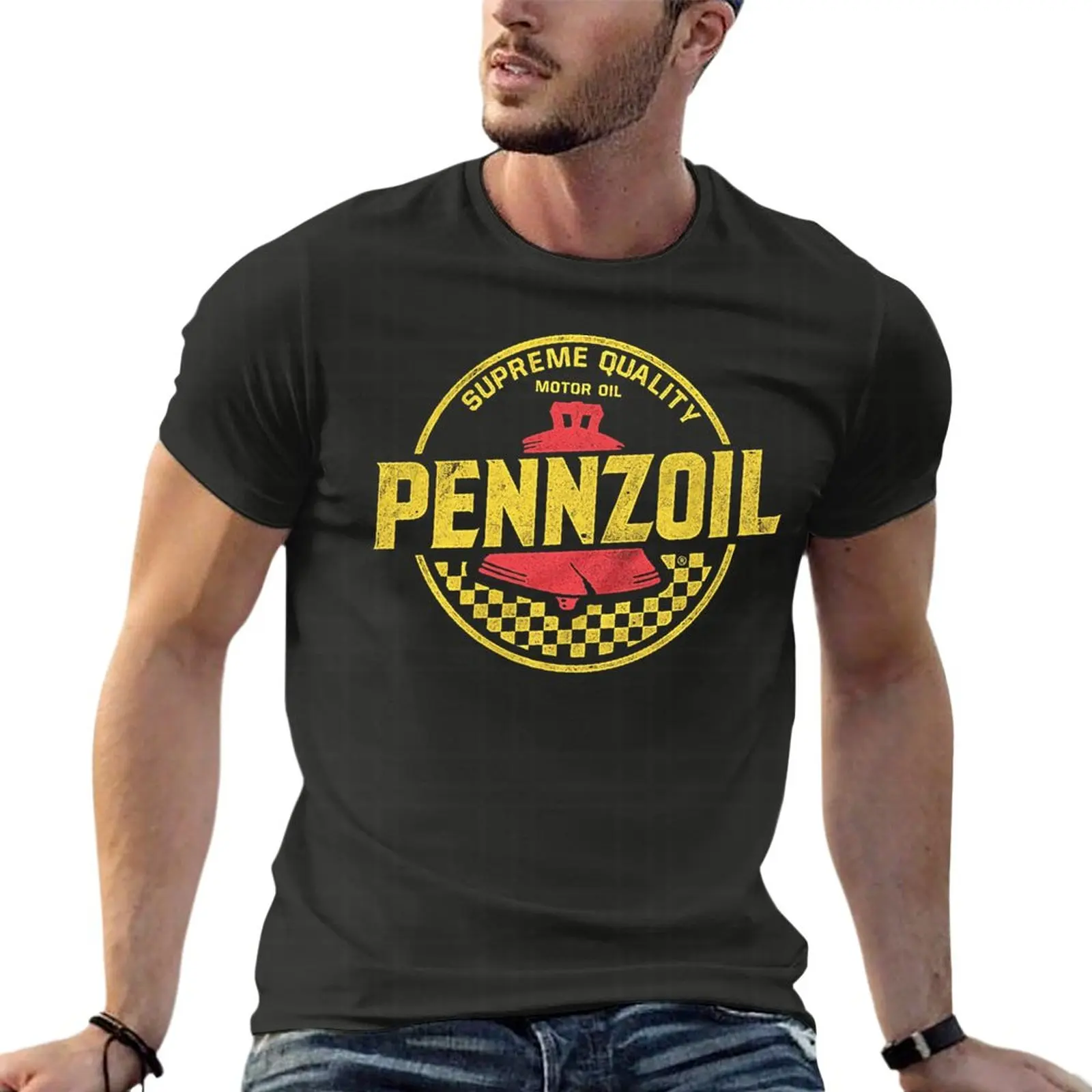 Потертая футболка Pennzoil с логотипом мотора, размер d, мужская одежда на заказ, уличная одежда из 100% хлопка, футболка большого размера
Потертая футболка Pennzoil с логотипом мотора, размер d, мужская одежда на заказ, уличная одежда из 100% хлопка, футболка большого размера