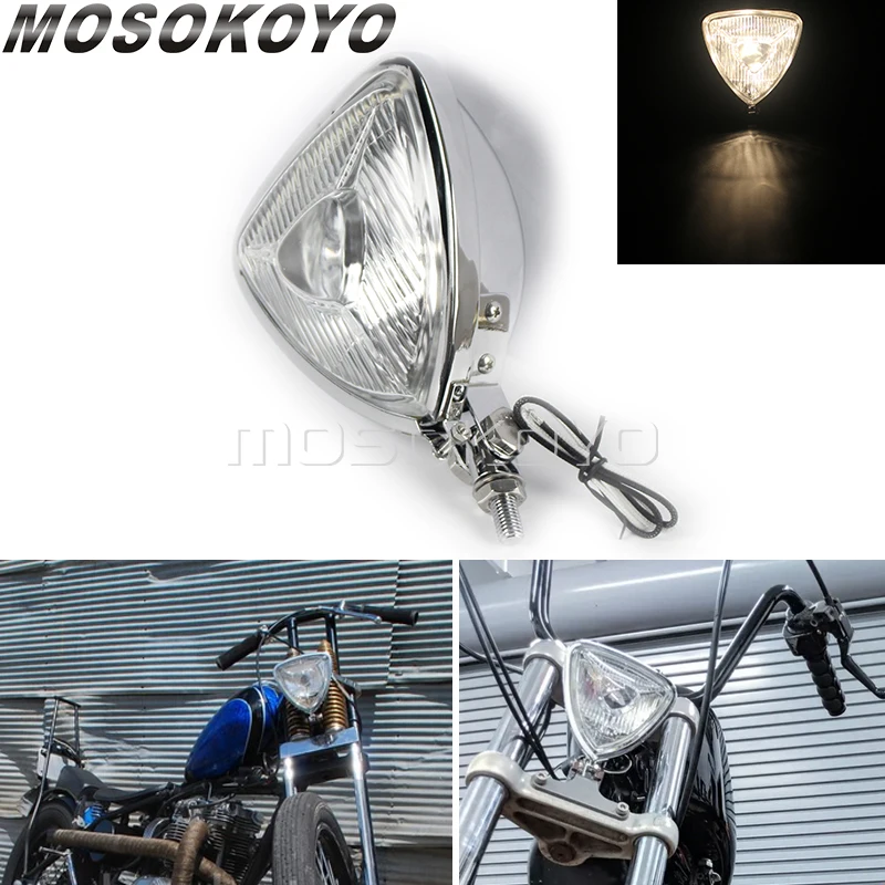 Винтажная мотоциклетная фара для Harley Honda Cafe Racer Custom Bobber Chopper, ретро фара 12 В 55 Вт H3 для шифраторов и крейсеров
Винтажная мотоциклетная фара для Harley Honda Cafe Racer Custom Bobber Chopper, ретро фара 12 В 55 Вт H3 для шифраторов и крейсеров