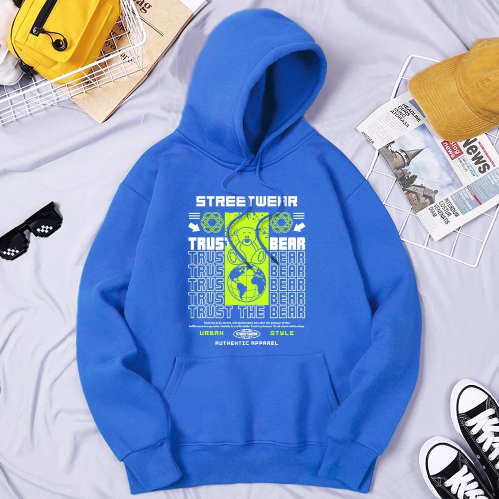Urban Style Streetwear Trust The Bear Male Hoodies Classic Loose Clothes Basic Designer Sweatshirts Fashion Fleece Male Hoodie
Urban Style Streetwear Trust The Bear Male Hoodies Classic Loose Clothes Basic Designer Sweatshirts Fashion Fleece Male Hoodie