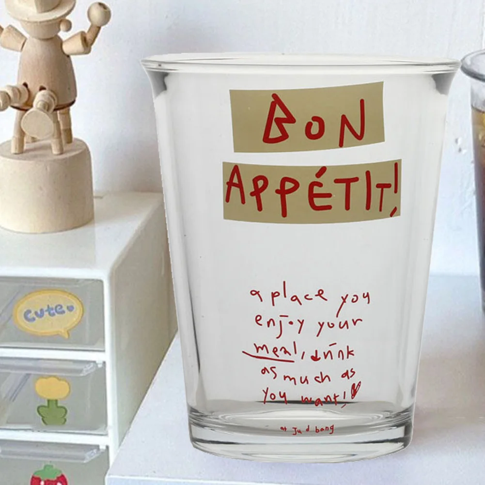 1PC 290ML Transparent Water Cup Flip Cup Coffee Cup Bar Cocktail Glass Cup Wine Cup Round French Alphabet Drinking Glass Cup
1PC 290ML Transparent Water Cup Flip Cup Coffee Cup Bar Cocktail Glass Cup Wine Cup Round French Alphabet Drinking Glass Cup