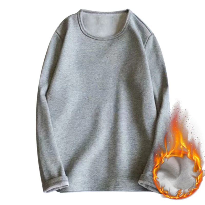Men Thermal Underwear Winter Warm Slim Round Neck Thick Fleece Pullover Thermo Undershirt Long Sleeve Bottoming Tops
Men Thermal Underwear Winter Warm Slim Round Neck Thick Fleece Pullover Thermo Undershirt Long Sleeve Bottoming Tops