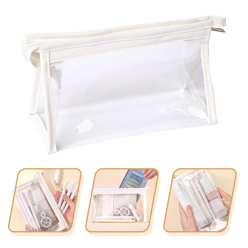 2Pcs Portable Pencil Bags Transparent Makeup Bags Convenient Cosmetic Bags Pen Accessory
2Pcs Portable Pencil Bags Transparent Makeup Bags Convenient Cosmetic Bags Pen Accessory