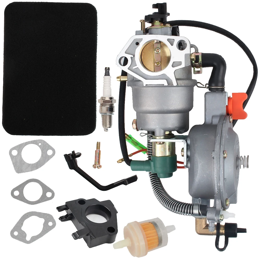 Dual Fuel LPG / NG Conversion Carburetor Kit For 4.5 KW To 10 KW Generators Accessories Garden Motor Power Tools Spare Parts
Dual Fuel LPG / NG Conversion Carburetor Kit For 4.5 KW To 10 KW Generators Accessories Garden Motor Power Tools Spare Parts