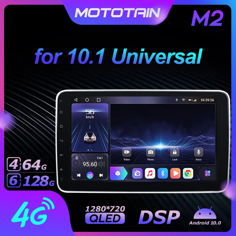 Mototain 6G+128G Android 10.0 Car Multimedia Radio Player Universal for Nissan almera qashqai Toyota Auto Head Unit 4G LTE SPDIF
Mototain 6G+128G Android 10.0 Car Multimedia Radio Player Universal for Nissan almera qashqai Toyota Auto Head Unit 4G LTE SPDIF