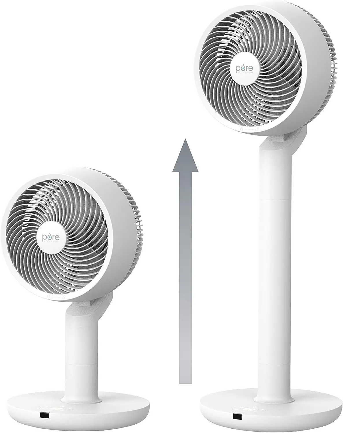 2-in-1 Circulating Floor & Desk Fan - 24 Fan Speeds, Vertical and Horizontal Oscillation, Optional Remote Control Operation,
2-in-1 Circulating Floor & Desk Fan - 24 Fan Speeds, Vertical and Horizontal Oscillation, Optional Remote Control Operation,