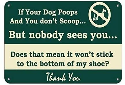 New Metal Aluminum Sign Ifyour Dog Poops and You Don T Scoop Pet Animal Tin Sign
New Metal Aluminum Sign Ifyour Dog Poops and You Don T Scoop Pet Animal Tin Sign