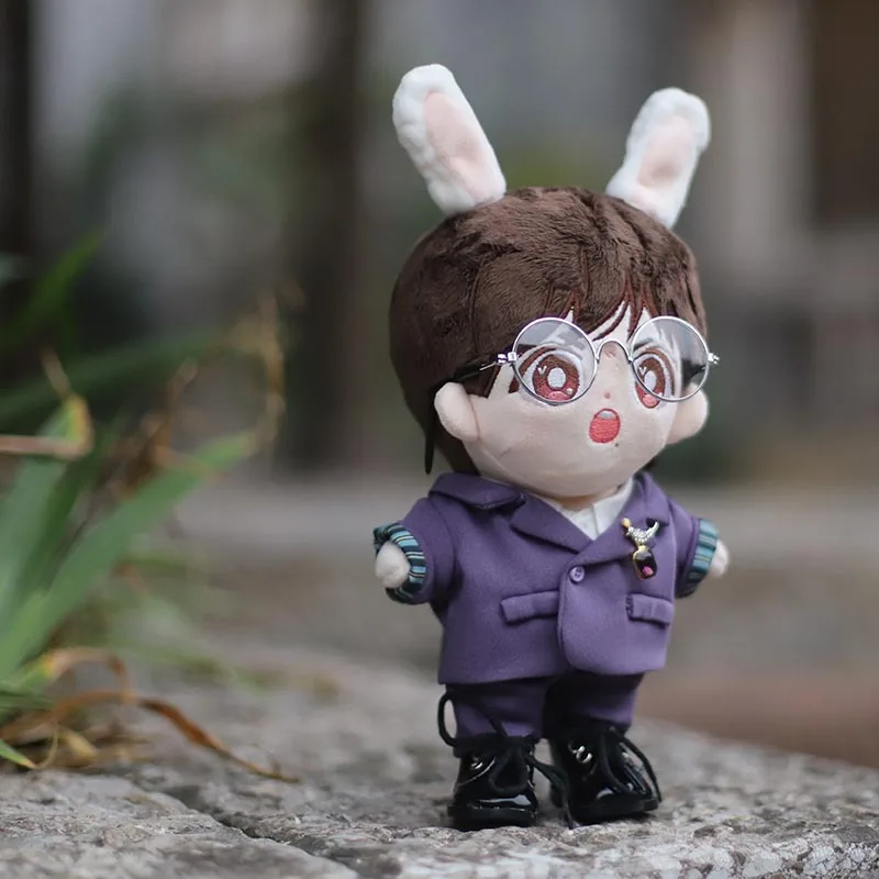 Doll Clothes for 20cm Idol Dolls Accessories Plush Doll's Clothing Purple Gray Suit Stuffed Toy Dolls Outfit DIY Handemade
Doll Clothes for 20cm Idol Dolls Accessories Plush Doll's Clothing Purple Gray Suit Stuffed Toy Dolls Outfit DIY Handemade