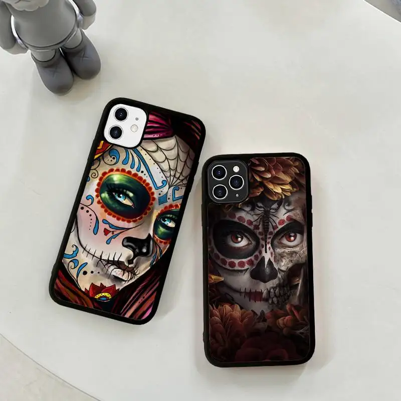 Catrina beautiful rose girl Skull Art Phone Case Silicone PC+TPU Case for iPhone 11 12 13 Pro Max 8 7 6 Plus X SE XR Hard Fundas
Catrina beautiful rose girl Skull Art Phone Case Silicone PC+TPU Case for iPhone 11 12 13 Pro Max 8 7 6 Plus X SE XR Hard Fundas