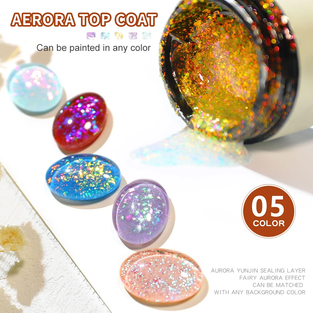 New Aurora Gel Nail Polish Top Coat UV Gel Polish Glitter Diamond Hybrid Gel Varnish Nail Art Top Coat For Manicure Top Coat
New Aurora Gel Nail Polish Top Coat UV Gel Polish Glitter Diamond Hybrid Gel Varnish Nail Art Top Coat For Manicure Top Coat