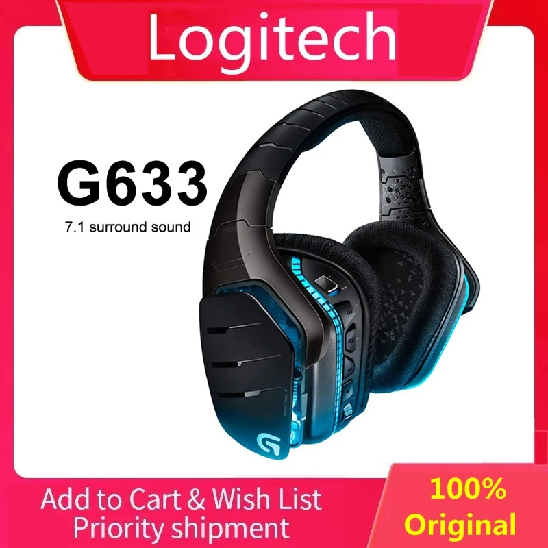 

Новая беспроводная игровая гарнитура Logitech G435 Lightspeed с Bluetooth, игровые наушники с объемным звуком 7,1 для игр и музыки, оригинальные