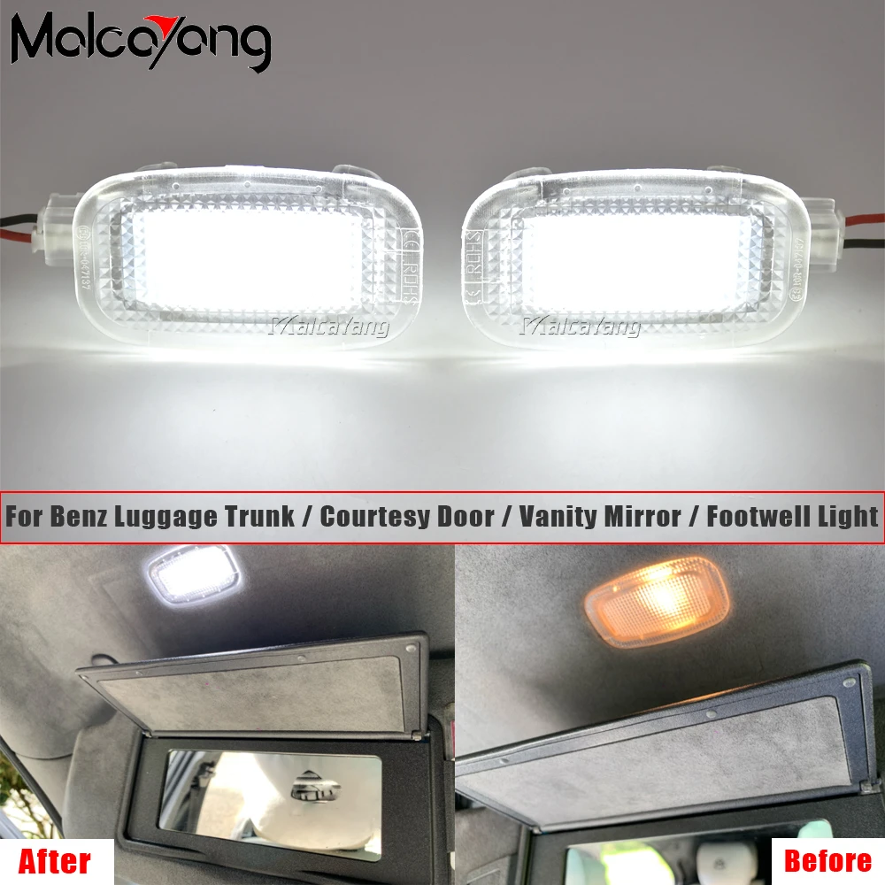2x LED Luggage Compartment Interior Light Luggage Trunk Lamp For Mercedes Benz W164 X164 W169 C197 W204 X204 W212 W216 W221 R230
2x LED Luggage Compartment Interior Light Luggage Trunk Lamp For Mercedes Benz W164 X164 W169 C197 W204 X204 W212 W216 W221 R230