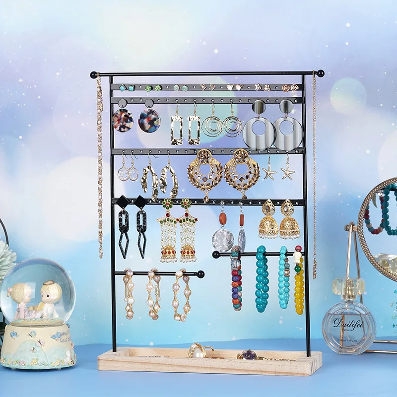 Jewelry Display Holder Storage Shelf Jewelry Organizer Earrings Ring Bracelet Necklace Jewelry Stand Holder For Earring Necklace
Jewelry Display Holder Storage Shelf Jewelry Organizer Earrings Ring Bracelet Necklace Jewelry Stand Holder For Earring Necklace