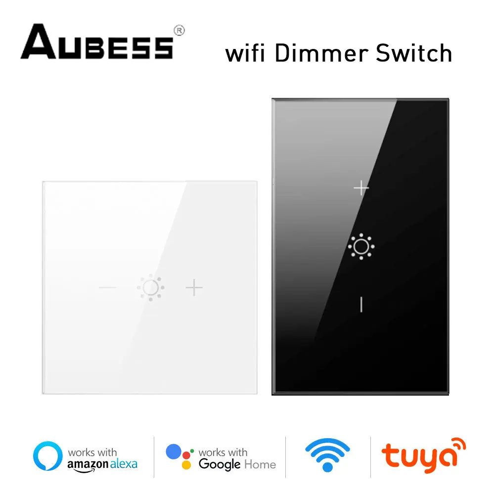 AUBESS EU/US Tuya WiFi Smart Dimmer Switch Light LED Electric Touch Glass Wall Timing Remote Control Support Alexa Google Home
AUBESS EU/US Tuya WiFi Smart Dimmer Switch Light LED Electric Touch Glass Wall Timing Remote Control Support Alexa Google Home